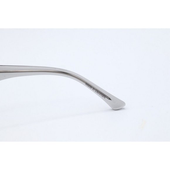 New Prodesign Denmark Cut 3 S 6525 Round Clear Sunglasses Green Lenses 48mm main image 7